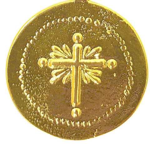 Theodosius Christian Cross Ancient Roman Coin Pendant
